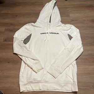 Men’s White and Grey Under Armor Hoodie